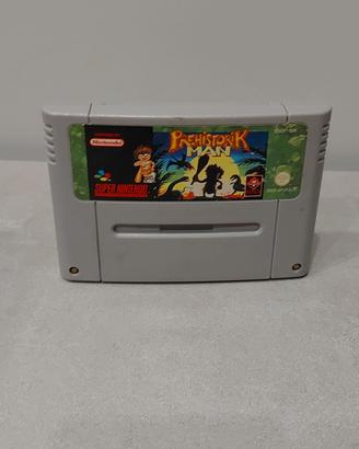 prehistorik man videogame- snes supernintendo