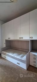 Camaretta a ponte completa con letto