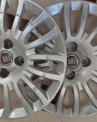 4 cerchi fiat  in ferro completi originali 