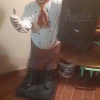 cuoco in resina anni 60 