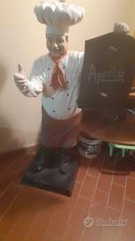 cuoco in resina anni 60 