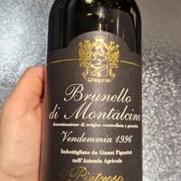 Bottiglia di Brunello di Montalcino, anno  1996 