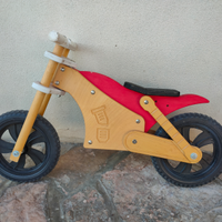 Bici legno senza pedali