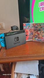 nintendo switch e 2 giochi