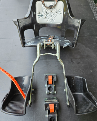 Seggiolino Bici mod. Gatto x bimbi max 15kg