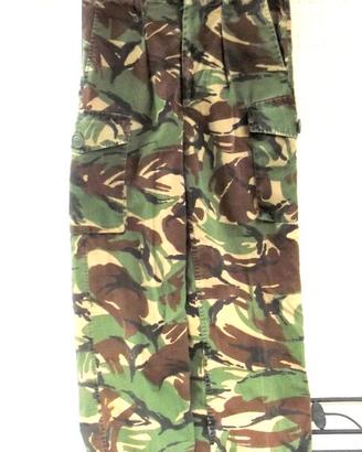 Pantaloni inglesi mimetici DPM del 1999 tg.S