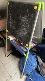 Lavagna per Bambini con Cavalletto In Acciaio