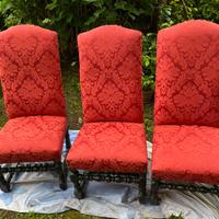 SEDIE ANTICHE neorinascimentali Luigi Filippo