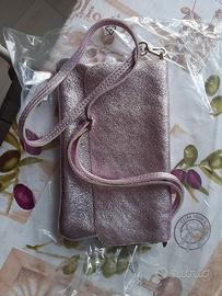 borsa pochette tezuk rosa