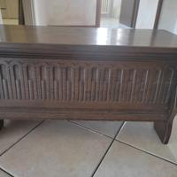 Cassapanca vintage in legno