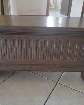 Cassapanca vintage in legno