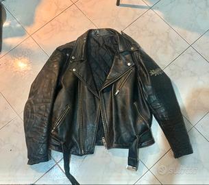 Giacca Chiodo  in Pelle Vintage