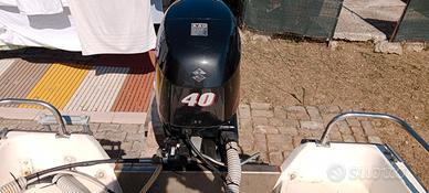 Barca 4.50M +Motore 40/60 Suzuki + carello 