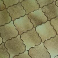 Pavimento mosaico retrò vintage foglia