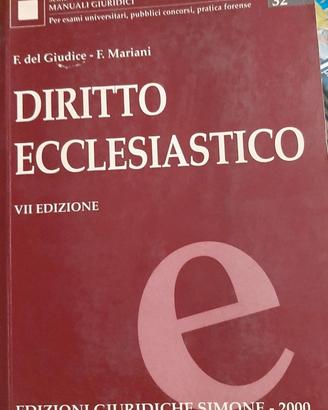 Libro_Diritto Ecclesiastico: VII edizione