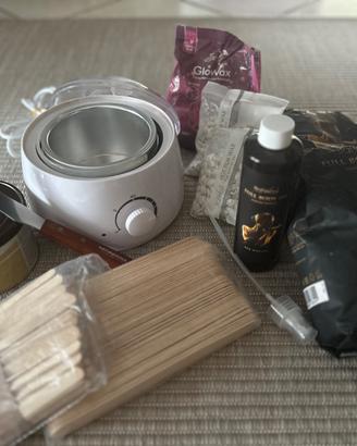 Kit completo per ceretta professionale+Maxi scorte