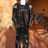 tuta divisibile 52 54 dainese uomo in pelle 