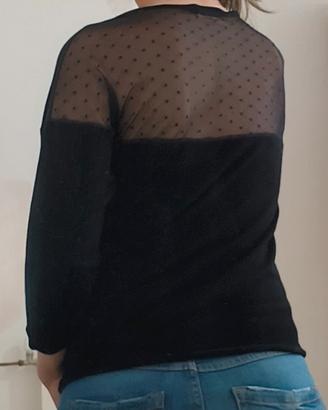 Cardigan nero tg.S