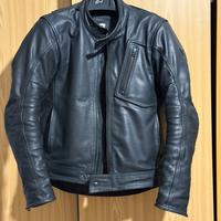 Giacca moto in pelle Revit modello Huxley