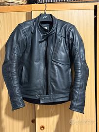 Giacca moto in pelle Revit modello Huxley