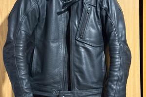 Giacca moto in pelle Revit modello Huxley