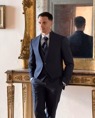 Abito da sposo Luigi Bianchi Cerimonie – Blu notte