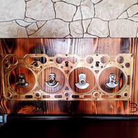 Appendichiavi da parete artigianale 