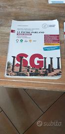 libro di geo-storia  LE PIETRE PARLANO, 1° scient.