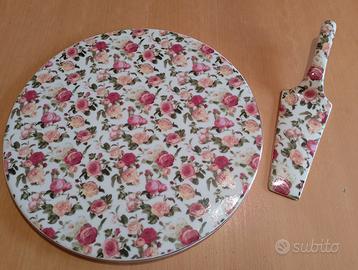 Piatto in porcellana Crown Chester