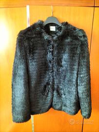 giubbotto donna ecopelliccia Pimkie nera taglia L