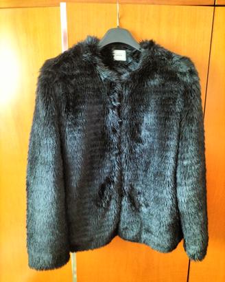 giubbotto donna ecopelliccia Pimkie nera taglia L