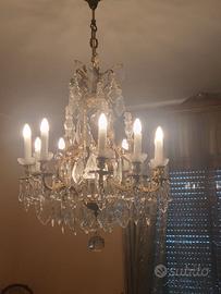 Lampadari vintage in cristallo – stile classico