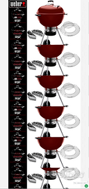 Weber Barbecue Master-Touch Ø-57 Cm Crismon-Red
