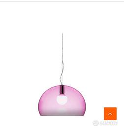 Lampadario Kartell rosa