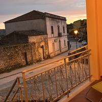 Scala in ferro e balconata