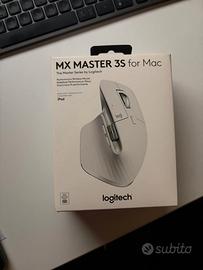 Logitech MX Master 3S Mac (Pale Grey) + Scatola