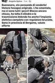 Motore Piaggio hexagon 150