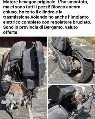 Motore Piaggio hexagon 150