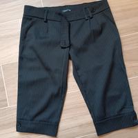 Pantaloni corti gessati donna