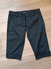 Pantaloni corti gessati donna