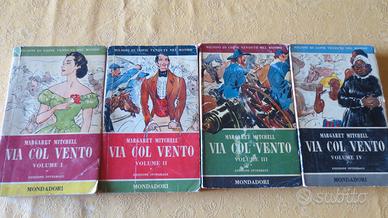 VIA COL VENTO collana libri anni 60