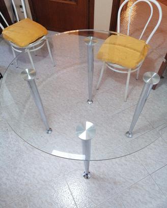 Tavolo in cristallo