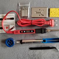 Kit Saldatore con display lcd regolabile 80W