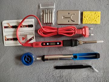 Kit Saldatore con display lcd regolabile 80W
