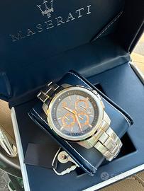 Orologio maserati in acciaio multifunzione