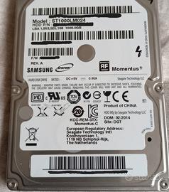 HDD SEAGATE SAMSUNG ST1000LM024 1TB 2,5''