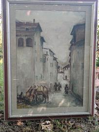 quadro olio su tela
