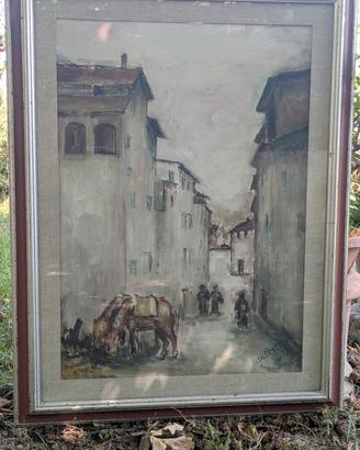 quadro olio su tela