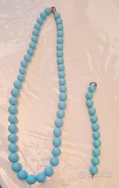 collana e bracciale  pasta di turchese