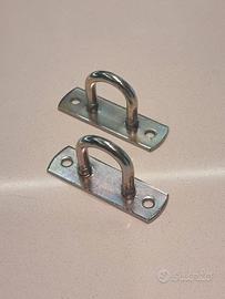 2 Golfari piastra zincati 65x20x2 mm – fissaggi 